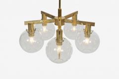 Hans Agne Jakobsson Hans Agne Jakobsson Five Globe Pastoral Chandelier - 2467325