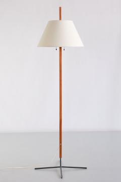 Hans Agne Jakobsson Hans Agne Jakobsson G35 Floor Lamp in Teak and Iron Markaryd Sweden 1960s - 2512167