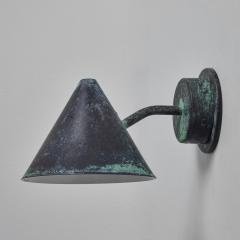 Hans Agne Jakobsson Hans Agne Jakobsson Mini Tratten Darkly Patinated Outdoor Sconce - 2636235