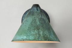 Hans Agne Jakobsson Hans Agne Jakobsson Mini Tratten Patinated Copper Outdoor Sconces - 1186054