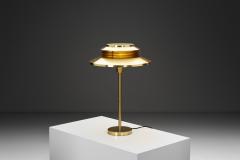 Hans Agne Jakobsson Hans Agne Jakobsson Model B120 Brass Table Lamp Sweden Mid 20th Century - 4391740