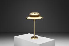 Hans Agne Jakobsson Hans Agne Jakobsson Model B120 Brass Table Lamp Sweden Mid 20th Century - 4400434