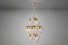 Hans Agne Jakobsson Hans Agne Jakobsson Model T 348 12 Ceiling Lamps Sweden 1960s - 2039889