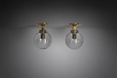 Hans Agne Jakobsson Hans Agne Jakobsson Model T 472 Ceiling Lamps for Markaryd Sweden 1960s - 2986551