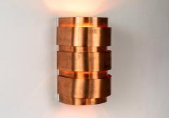 Hans Agne Jakobsson Hans Agne Jakobsson Model V 155 Copper Sconces for Markaryd Sweden - 1105598