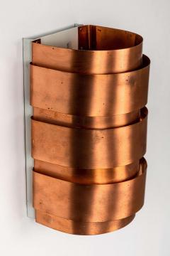 Hans Agne Jakobsson Hans Agne Jakobsson Model V 155 Copper Sconces for Markaryd Sweden - 2300810