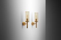 Hans Agne Jakobsson Hans Agne Jakobsson Model V169 1 Wall Sconces for Markaryd Sweden 1960s - 3385787