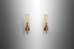Hans Agne Jakobsson Hans Agne Jakobsson Model V169 1 Wall Sconces for Markaryd Sweden 1960s - 3385789