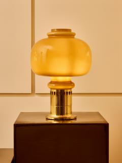 Hans Agne Jakobsson Hans Agne Jakobsson Oplight Model 20162 Table Lamp in Amber Glass - 4795816