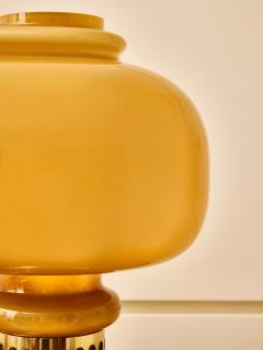 Hans Agne Jakobsson Hans Agne Jakobsson Oplight Model 20162 Table Lamp in Amber Glass - 4795818