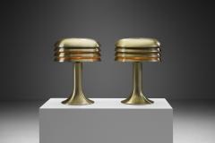 Hans Agne Jakobsson Hans Agne Jakobsson Pair of BN 26 Table Lamps for AB Markaryd Sweden 1950s - 2986541