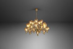 Hans Agne Jakobsson Hans Agne Jakobsson Patricia T372 24 Chandelier for Markaryd Sweden 1960s - 2579206