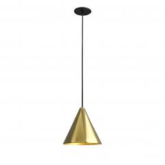 Hans Agne Jakobsson Hans Agne Jakobsson Polished Brass Tratten Pendant - 3961213