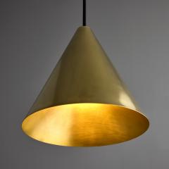 Hans Agne Jakobsson Hans Agne Jakobsson Polished Brass Tratten Pendant - 3961214