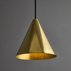 Hans Agne Jakobsson Hans Agne Jakobsson Polished Brass Tratten Pendant - 3961215