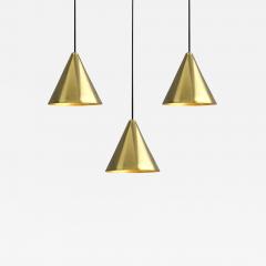 Hans Agne Jakobsson Hans Agne Jakobsson Polished Brass Tratten Pendant - 3964250