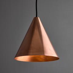 Hans Agne Jakobsson Hans Agne Jakobsson Polished Copper Tratten Pendant - 3961146