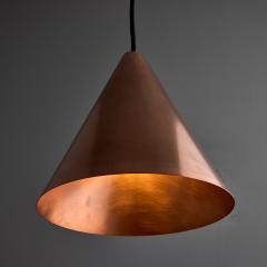 Hans Agne Jakobsson Hans Agne Jakobsson Polished Copper Tratten Pendant - 3961159