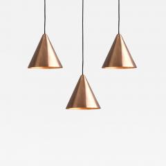 Hans Agne Jakobsson Hans Agne Jakobsson Polished Copper Tratten Pendant - 3964249