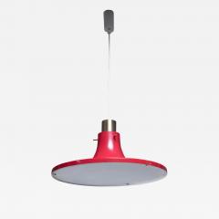 Hans Agne Jakobsson Hans Agne Jakobsson Red Metal Pendant Sweden 1960s - 846338