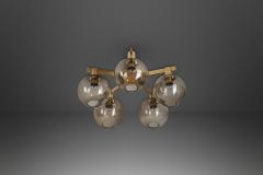 Hans Agne Jakobsson Hans Agne Jakobsson T376 5 Ceiling Light for AB Markaryd Sweden 1960s - 2750686