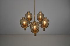 Hans Agne Jakobsson Hans Agne Jakobsson T507 Chandelier for Markaryd Sweden 1960s - 3112688