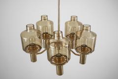 Hans Agne Jakobsson Hans Agne Jakobsson T507 Chandelier for Markaryd Sweden 1960s - 3112692