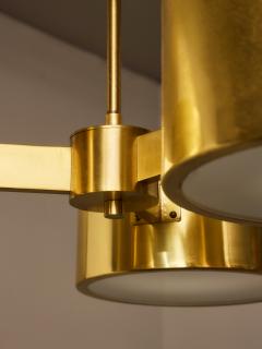 Hans Agne Jakobsson Hans Agne Jakobsson Three Arm Brass Chandeliers for AB Markaryd Sweden - 4720815