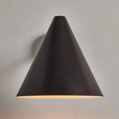 Hans Agne Jakobsson Hans Agne Jakobsson Tratten Dark Brown Patinated Outdoor Sconce - 3489814