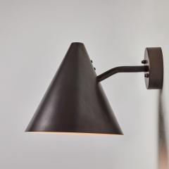 Hans Agne Jakobsson Hans Agne Jakobsson Tratten Dark Brown Patinated Outdoor Sconce - 3489818