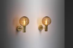 Hans Agne Jakobsson Hans Agne Jakobsson V 149 Pair of Wall Sconces for AB Markaryd Sweden 1960s - 3335018