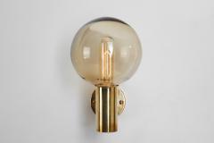 Hans Agne Jakobsson Hans Agne Jakobsson V 149 Set of 3 Wall Sconces for AB Markaryd Sweden 1960s - 3577935