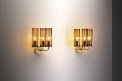 Hans Agne Jakobsson Hans Agne Jakobsson V169 3 Wall Sconces for AB Markaryd Sweden 1960s - 3429747