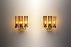 Hans Agne Jakobsson Hans Agne Jakobsson V169 3 Wall Sconces for AB Markaryd Sweden 1960s - 3429749