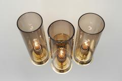 Hans Agne Jakobsson Hans Agne Jakobsson V169 3 Wall Sconces for AB Markaryd Sweden 1960s - 3429755