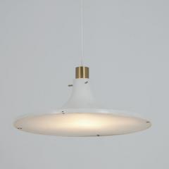 Hans Agne Jakobsson Hans Agne Jakobsson White Trumpet Pendant Model T 625 for Markaryd 1970s - 4572879