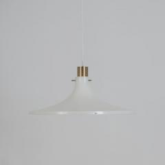 Hans Agne Jakobsson Hans Agne Jakobsson White Trumpet Pendant Model T 625 for Markaryd 1970s - 4572880