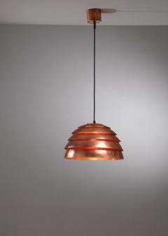 Hans Agne Jakobsson Hans Agne Jakobsson copper pendant Sweden 1960s - 3072402