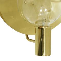 Hans Agne Jakobsson Hans Agne Jakobsson for AB Markyard Pair of Brass Sconces - 1974765