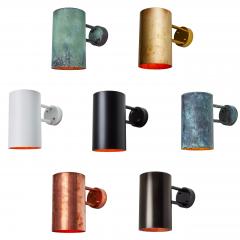 Hans Agne Jakobsson Large Hans Agne Jakobsson C 627 Rulle Verdigris Patinated Outdoor Sconce - 3099890