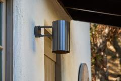 Hans Agne Jakobsson Large Hans Agne Jakobsson C627 Rulle Outdoor Sconce in Painted Bronze - 4546423