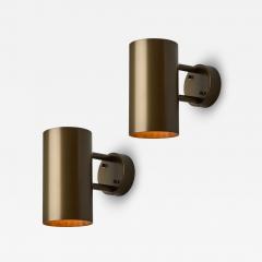 Hans Agne Jakobsson Large Hans Agne Jakobsson C627 Rulle Outdoor Sconce in Painted Brown - 4547269