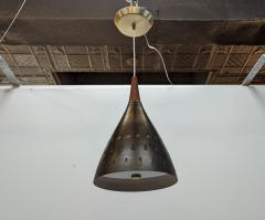 Hans Agne Jakobsson Mid Century Modern Brass Pendant Light - 3334490