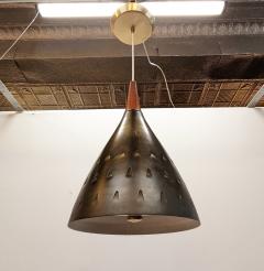 Hans Agne Jakobsson Mid Century Modern Brass Pendant Light - 3334491