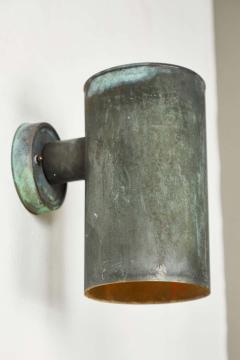 Hans Agne Jakobsson Pair of 1950s Hans Agne Jakobsson Cylindrical Outdoor Sconces - 1564348