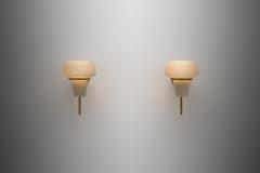 Hans Agne Jakobsson Pair of Brass Wall Lights by Hans Agne Jakobsson Sweden 2nd half of the 20th C - 4729730