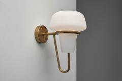 Hans Agne Jakobsson Pair of Brass Wall Lights by Hans Agne Jakobsson Sweden 2nd half of the 20th C - 4729733