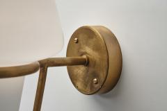 Hans Agne Jakobsson Pair of Brass Wall Lights by Hans Agne Jakobsson Sweden 2nd half of the 20th C - 4729737