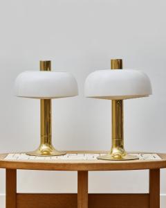 Hans Agne Jakobsson Pair of Hans Agne Jakobsson B205 Table Lamps in Brass and Acrylic - 2483734