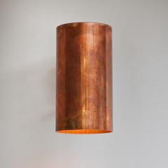 Hans Agne Jakobsson Pair of Hans Agne Jakobsson C 627 110 Rulle Copper Outdoor Sconces - 2707556